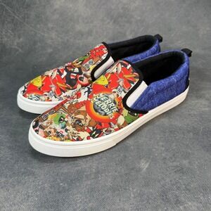 Looney Tunes Merrie Melodies Graphic Print Slip On Sneakers Shoes 10.5